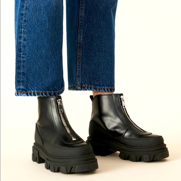 Ganni | Shoes | Ganni Black Leather 
